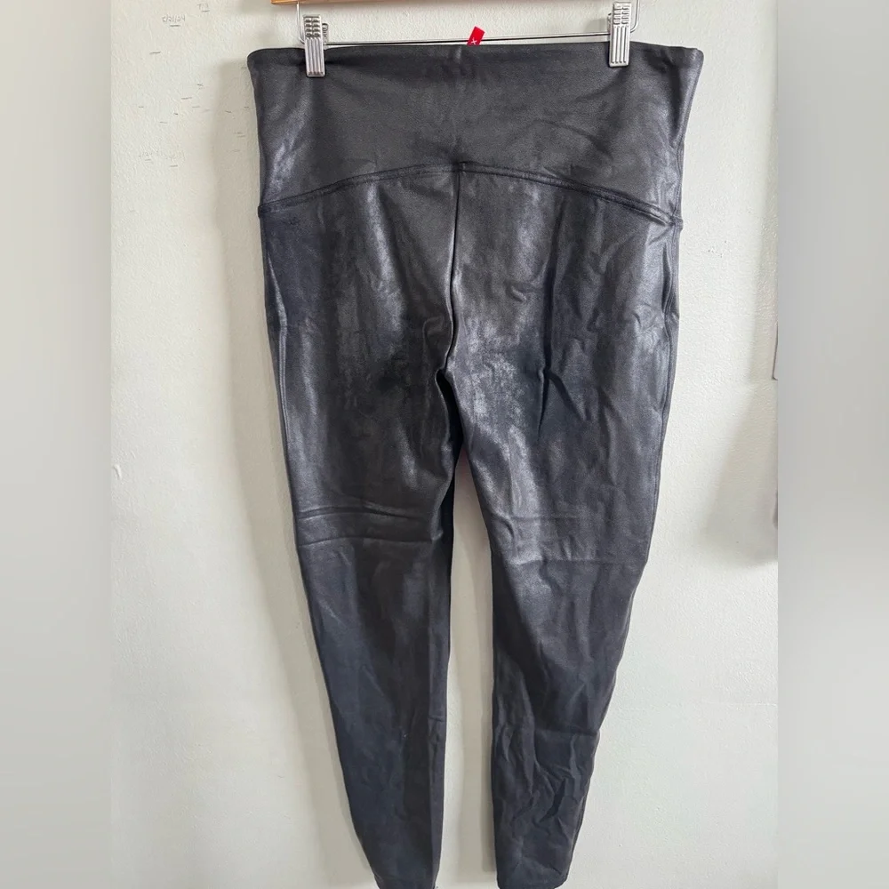 Spanx Ready-to-Wow! PLeather Leggings size 2X - Picture 3 of 8